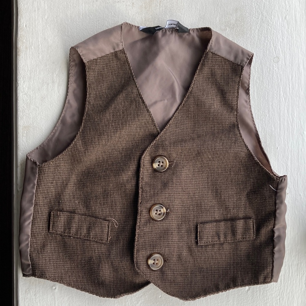 Baby boy dress vest
